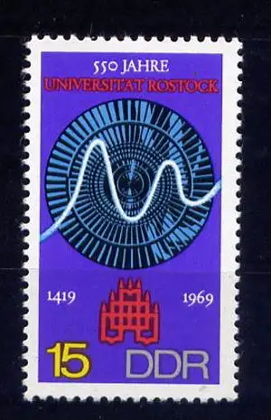 DDR Nr.1520         ** mint       (13424) ( Jahr: 1969 )