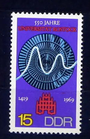 DDR Nr.1520         ** mint       (13422) ( Jahr: 1969 )
