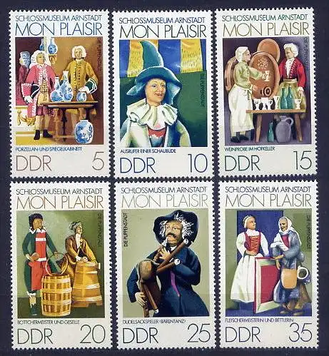 (13546) DDR Nr.1975/80            **  postfrisch
