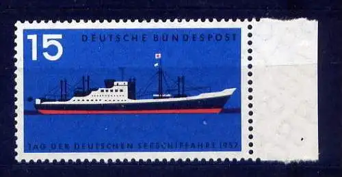 (5430) BRD Nr.257         **  postfrisch Rand