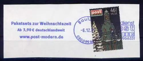 (011) Privatpost Post Modern Nr.70         O  gestempelt / Dresden Frauenkirche 46 cent