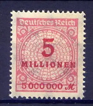 (1058) Deutsches Reich Nr.317 A P HT      **  postfrisch