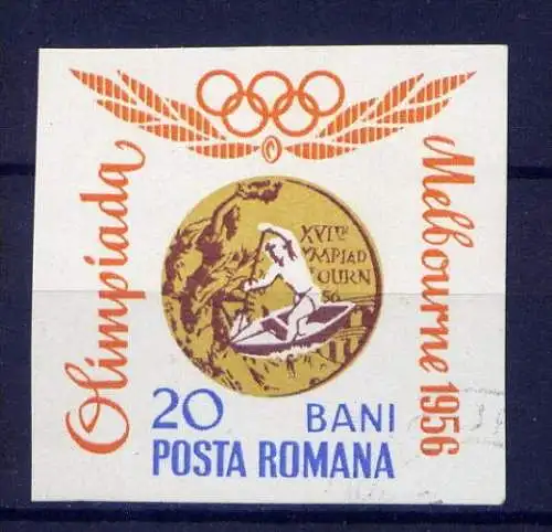 Romania Nr.2353 B        O  used       (004) Olympiade 1956 Melbourne
