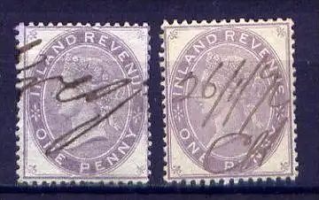 Great Britain Zwei Stempelmarken           O  used       (401)
