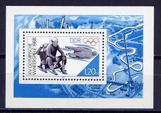 (10436) DDR Nr.3144  Block 90     **  postfrisch