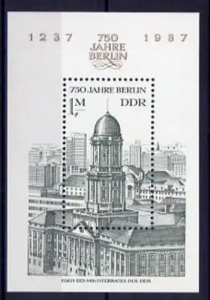 DDR Block 84         **  mint      (10391) ( Jahr: 1986 )