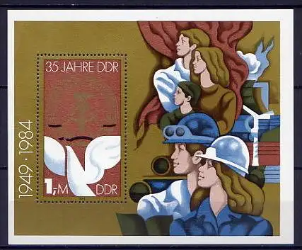 (10372) DDR Nr.2902  Block 79          **  postfrisch