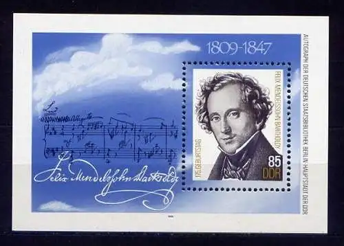 (2138) DDR Nr.2852  Block 76           **  postfrisch