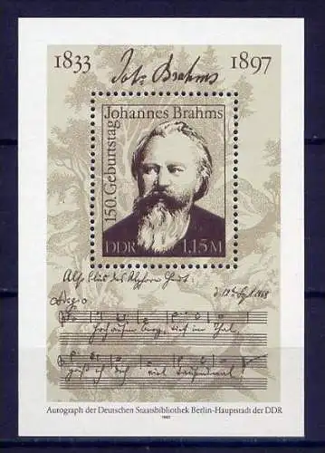 (2117) DDR Nr.2764 Block 69   **  postfrisch