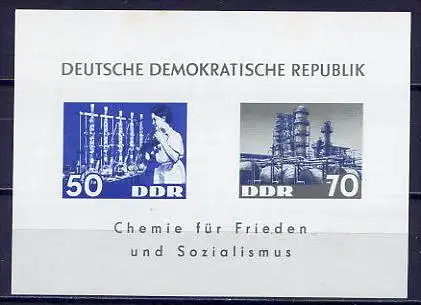 (10190) DDR Nr.950/1  Block 18     (*)  postfrisch-ungebraucht