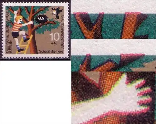 (981) Berlin West Nr.418    **   postfrisch /  Passerverschiebung ?