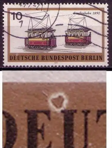 (945) Berlin West Nr.380    O  gestempelt ,, Putze" über EU von DEUTSCHE