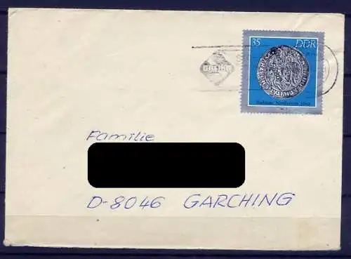 DDR Nr.3041     Sammler Brief gelaufen   (B094)  (Jahr:1986) Greika Greiz
