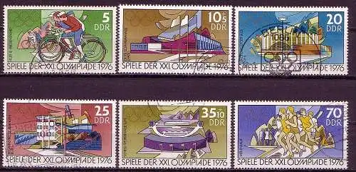 DDR Nr. 2126/31            O       (11820)    (Jahr:1976)