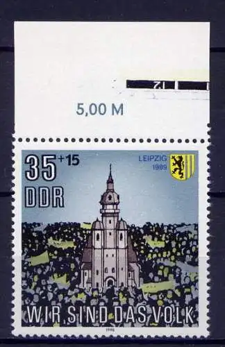 (9859) DDR Nr.3315 Oberrand    **  postfrisch