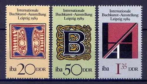 (9778) DDR Nr.3245/7      **  postfrisch