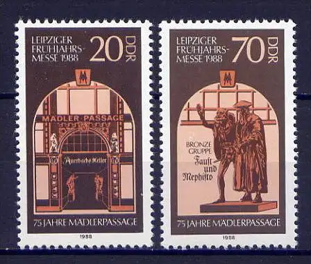 (9692) DDR Nr.3153/4     **  postfrisch