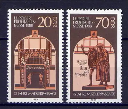 (9691) DDR Nr.3153/4     **  postfrisch