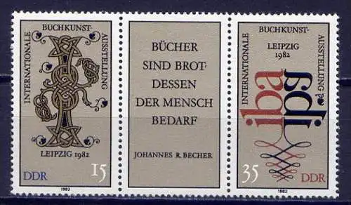 (8889) DDR Nr.2697/8 Streifen            **  postfrisch