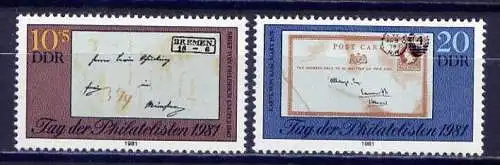 (8857) DDR Nr.2646/7            **  postfrisch