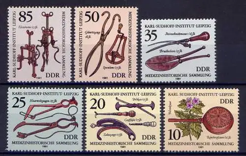 (8849) DDR Nr.2640/5            **  postfrisch