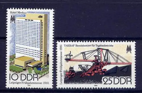 (0989) DDR Nr.2593/4             **  postfrisch