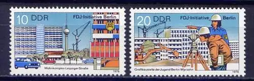 (8678) DDR Nr.2424/5             **  postfrisch