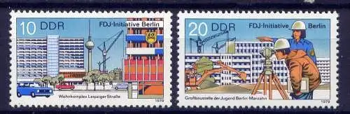 DDR Nr.2424/5             **  mint       (0694) ( Jahr: 1979 )