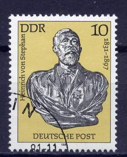 DDR Nr.2579      O used   (1759)  (Jahr:1981)