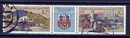 (8334) DDR Nr.2532/3 Streifen     O  gestempelt