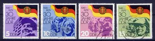 (3007) DDR Nr.2458/61     O  gestempelt