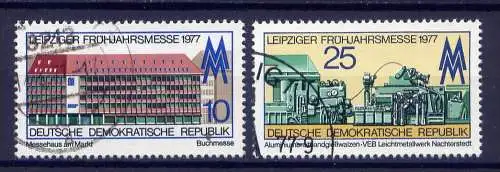 DDR Nr.2208/9     O used   (0222)  (Jahr:1977)