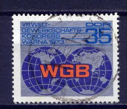 DDR Nr.1885    O used   (7933)  (Jahr:1973)