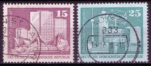 DDR Nr.1853/4    O used   (11700)  (Jahr:1973)