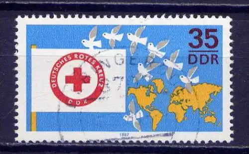 DDR Nr.3088     O used   (9973)  (Jahr:1987)