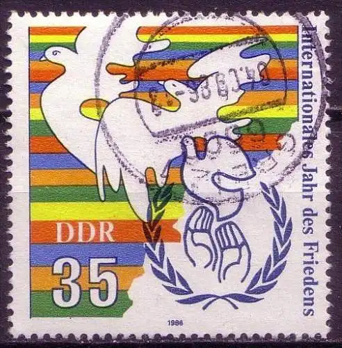 DDR Nr.3036     O used   (11945)  (Jahr:1986)