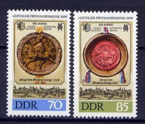(1903) DDR Nr.3316/7      **  postfrisch