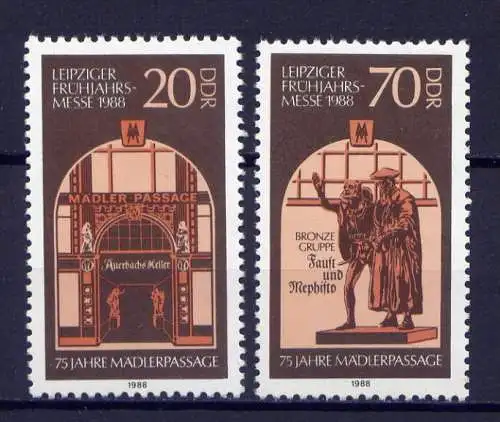 (1721) DDR Nr.3153/4     **  postfrisch