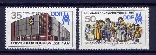 (1617) DDR Nr.3080/1        **  postfrisch
