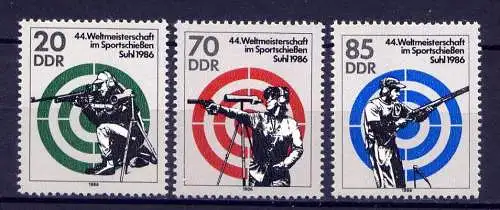 (1523) DDR Nr.3045/7         **  postfrisch