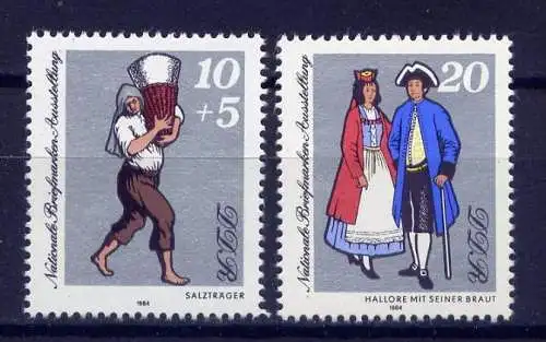 DDR Nr.2882/3           **  mint       (1307) ( Jahr: 1984 )