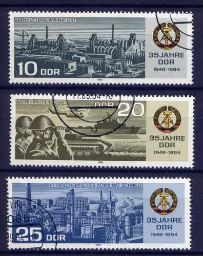 DDR Nr.2893/5         O used       (12581) ( Jahr: 1984 )