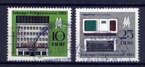 (11355) DDR Nr.2779/80         O  gestempelt