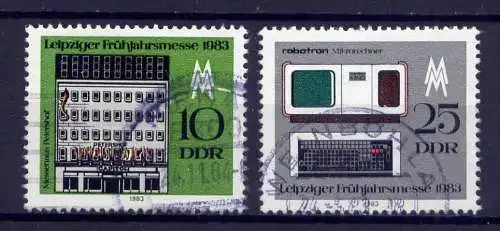 DDR Nr.2779/80         O used       (11355) ( Jahr: 1983 )