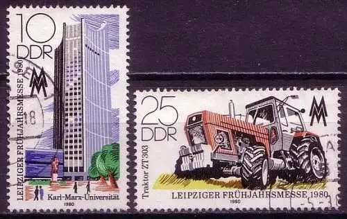 DDR Nr.2498/9         O used       (11929) ( Jahr: 1980 )
