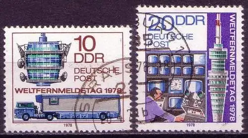 DDR Nr.2316/7         O used       (11894) ( Jahr: 1978 )