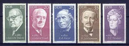 DDR Nr.1731/5       ** mint       (3267) ( Jahr: 1972 )