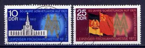 DDR Nr.1743/4        O  used       (7824) ( Jahr: 1972 )