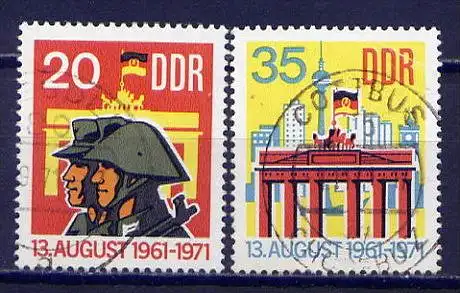DDR Nr.1691/2        O  used       (7783) ( Jahr: 1971 )