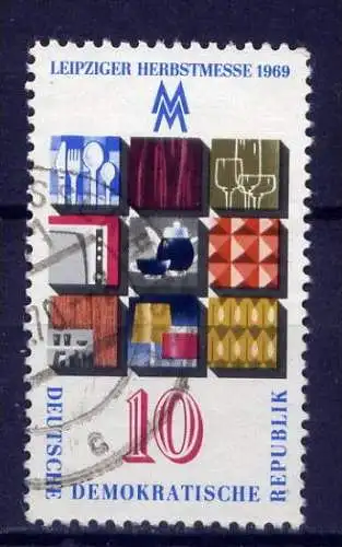 DDR Nr.1494        O  used       (2499) ( Jahr: 1969 )